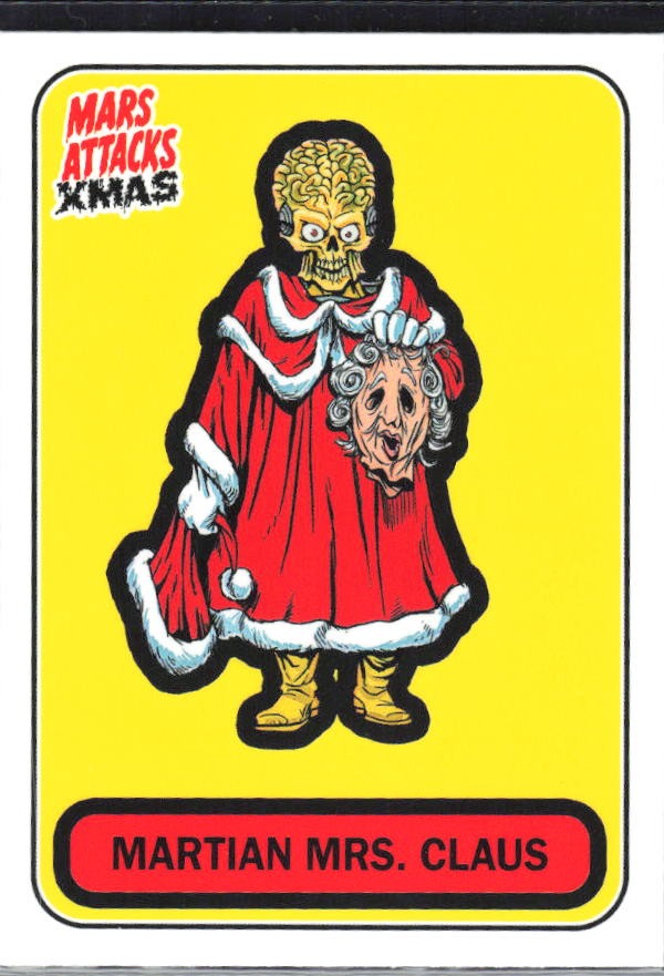2026 Topps Mars Attacks Christmas Martian Mrs. Claus Characters B #B-59 – framsida