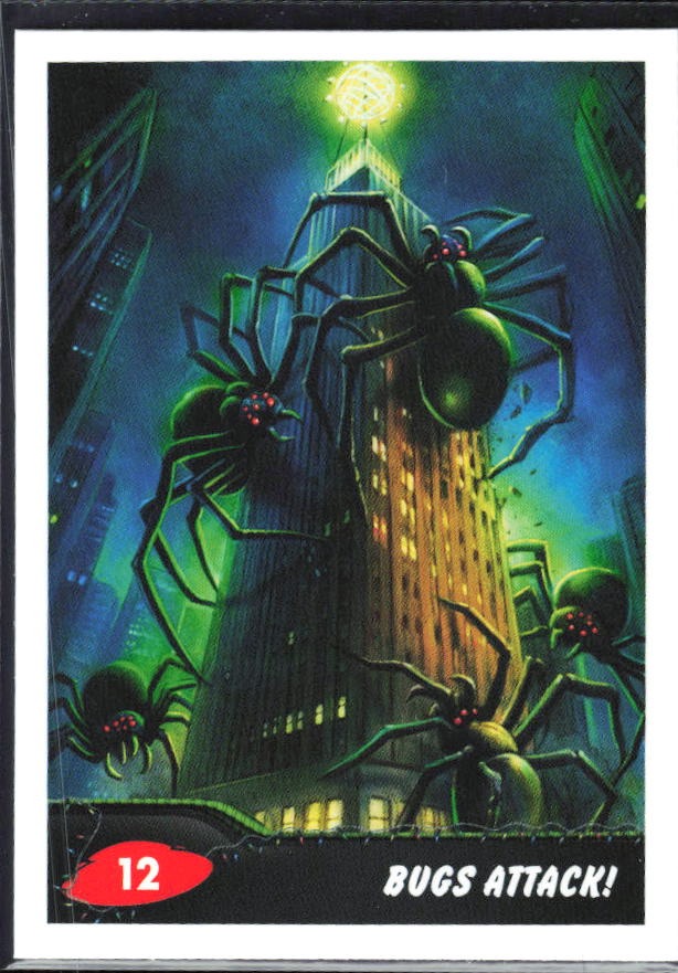 2026 Topps Mars Attacks Christmas Bugs Attack! Base story #12 – framsida
