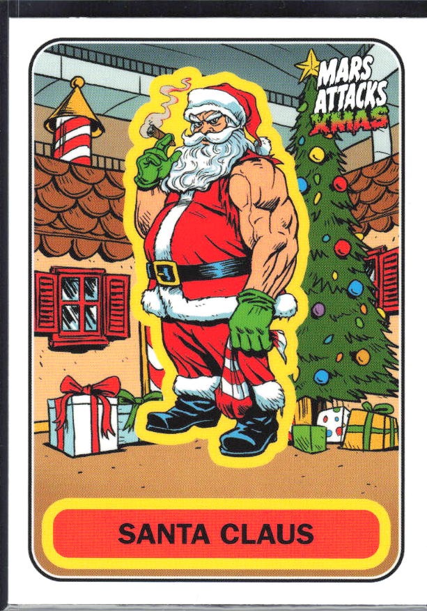 2026 Topps Mars Attacks Christmas Santa Claus Characters A #A-51 – framsida