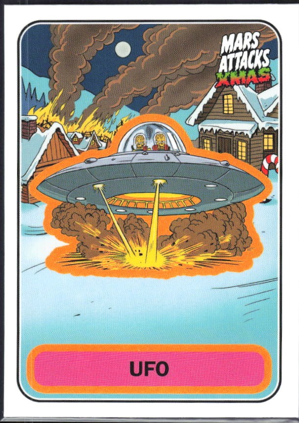 2026 Topps Mars Attacks Christmas UFO Characters A #A-72 – framsida
