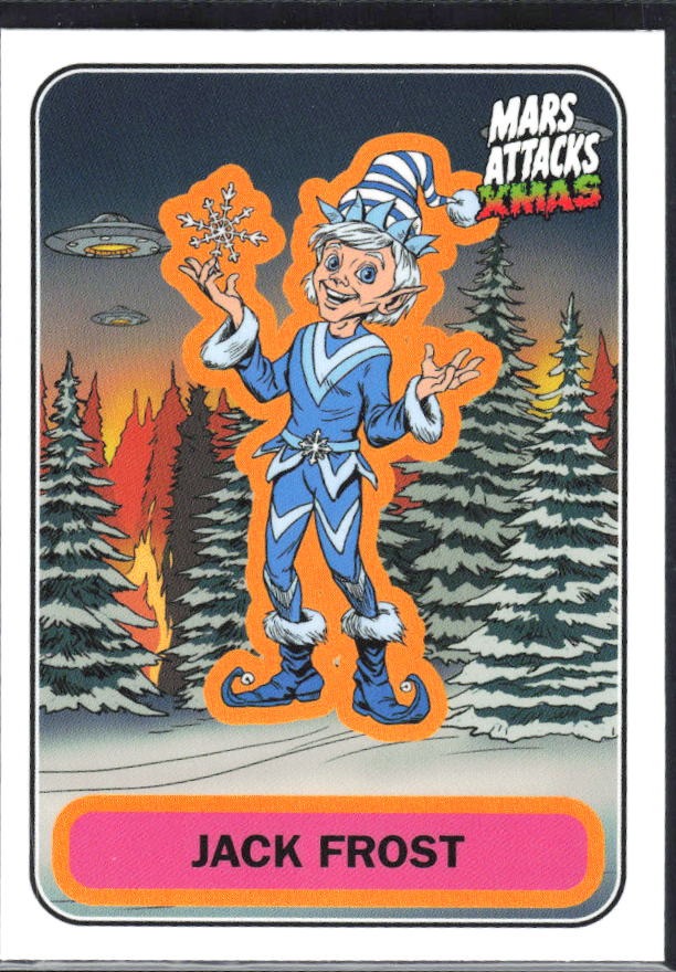 2026 Topps Mars Attacks Christmas Jack Frost Characters A #A-60 – framsida