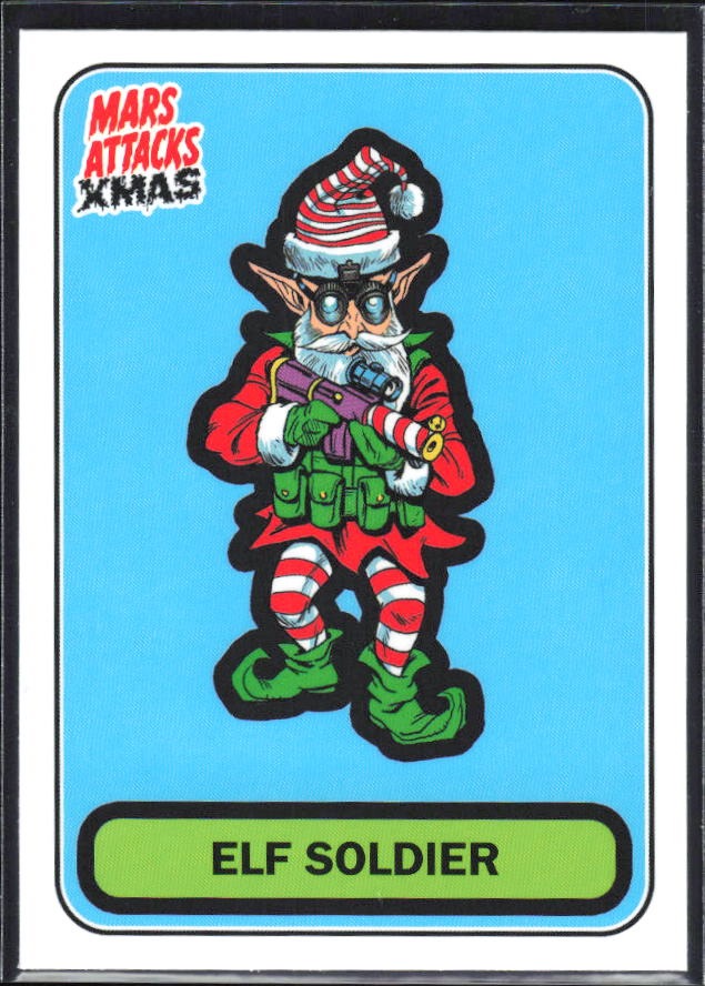 2026 Topps Mars Attacks Christmas Elf Soldier Characters B #B-53 – framsida