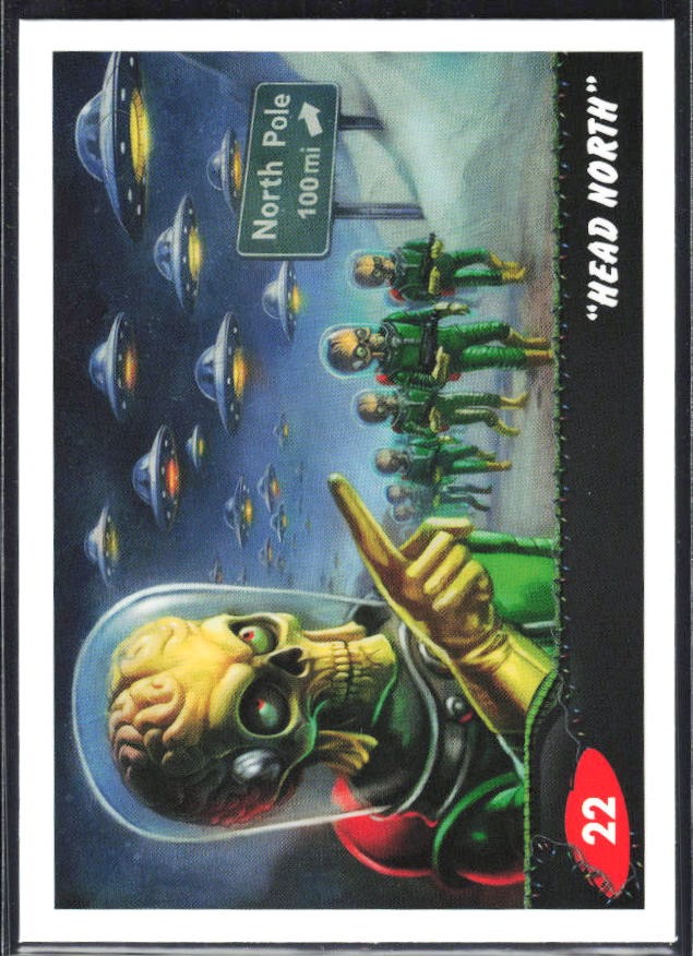 2026 Topps Mars Attacks Christmas Need Room! Base story #22 – framsida