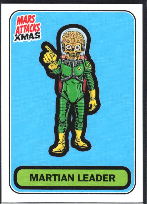 2026 Topps Mars Attacks Christmas Martian Leader Characters B #B-57 – framsida