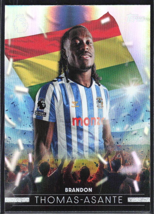 2026-27 Topps Premier League Brandon Thomas-Asante Fan Favourites #FF25 – framsida