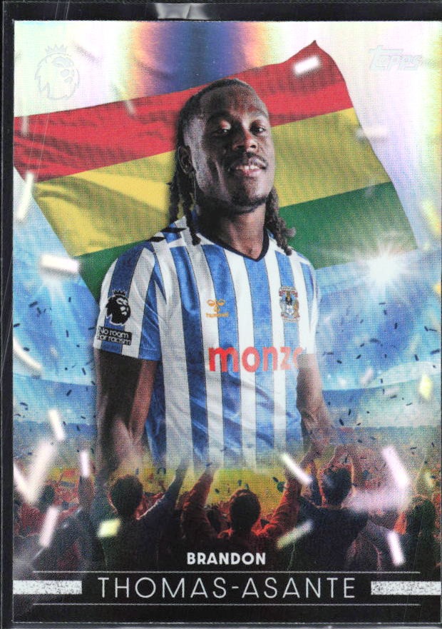 2026-27 Topps Premier League Brandon Thomas-Asante Fan Favourites #FF25 – framsida