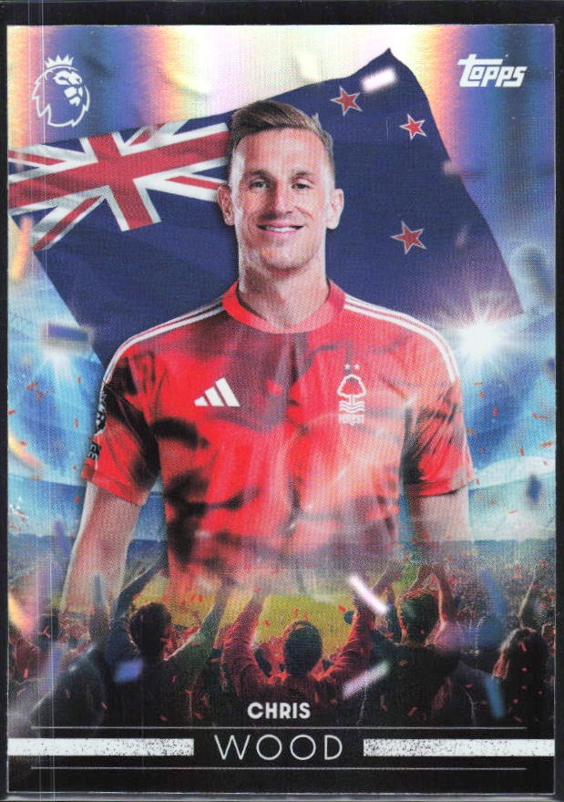 2026-27 Topps Premier League Chris Wood Fan Favourites #FF22 – framsida