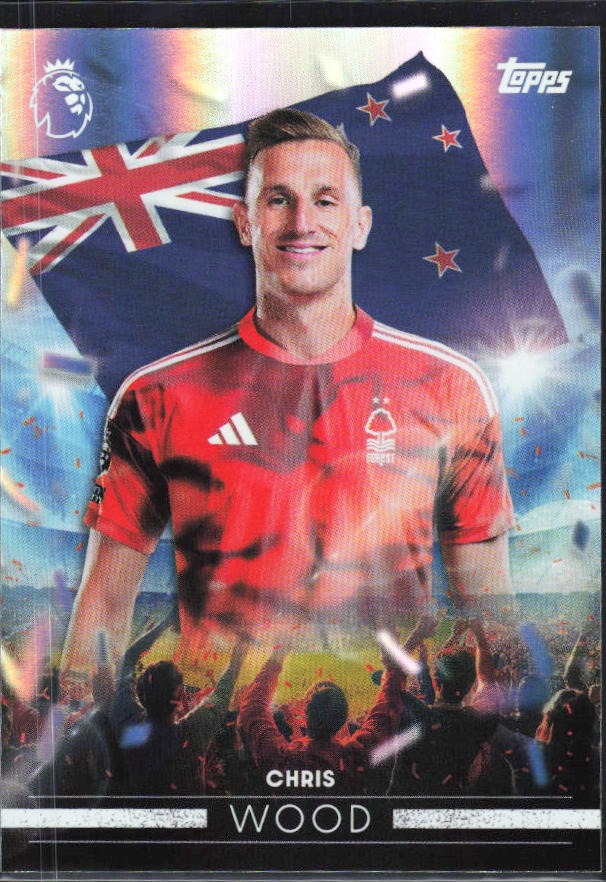 2026-27 Topps Premier League Chris Wood Fan Favourites #FF22 – framsida