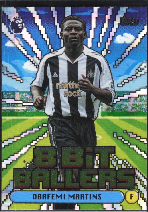 2026-27 Topps Premier League Obafemi Martins 8 Bit Ballers #8B19 – framsida