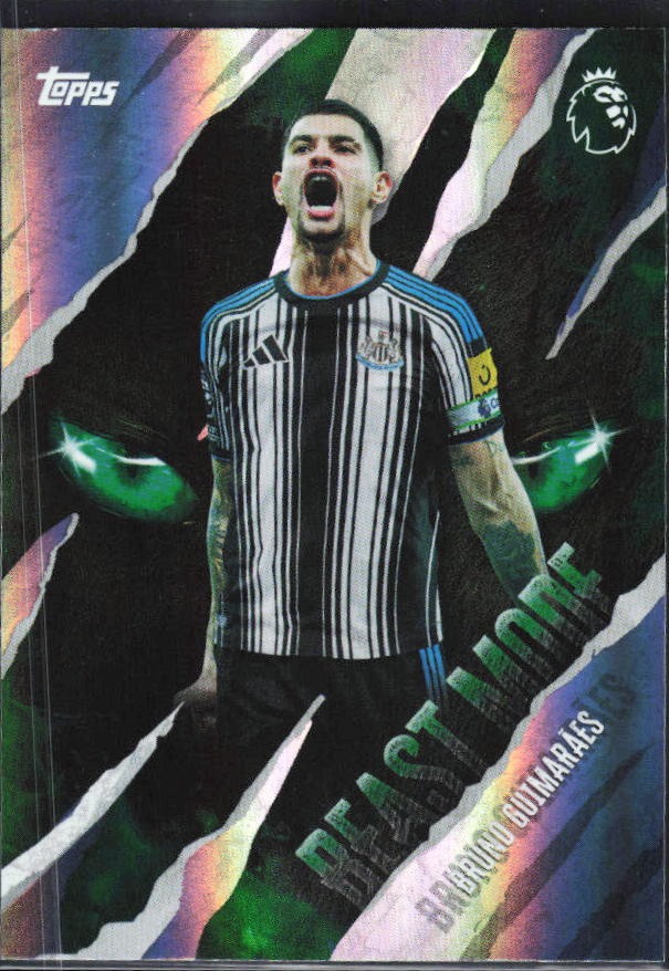 2026-27 Topps Premier League Bruno Guimarães Beast Mode #BM20 – framsida
