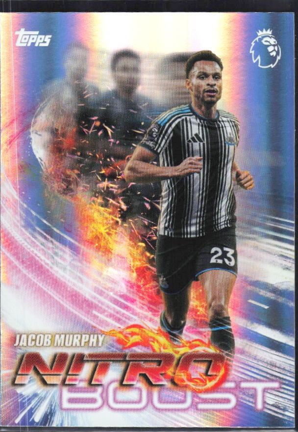 2026-27 Topps Premier League Jacob Murphy Nitro Boost #NB18 – framsida