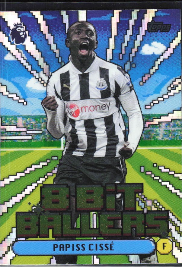 2026-27 Topps Premier League Papiss Cissé 8 Bit Ballers #8B18 – framsida