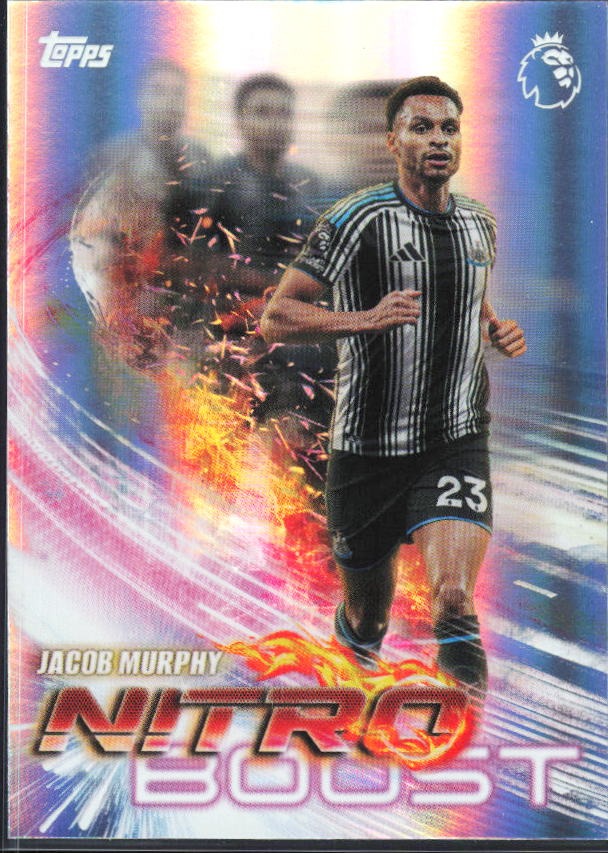 2026-27 Topps Premier League Jacob Murphy Nitro Boost #NB18 – framsida