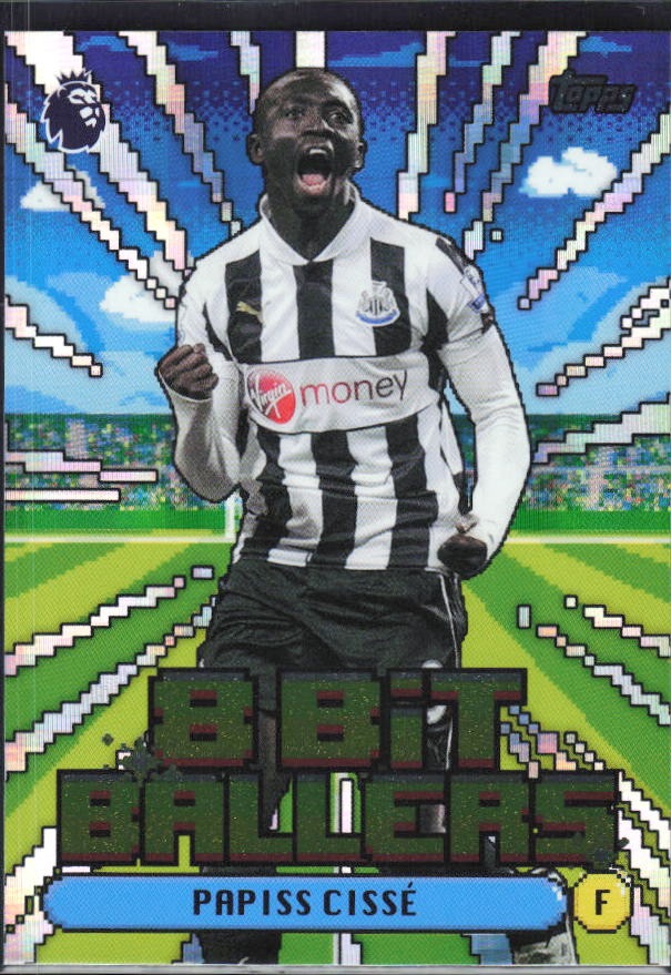 2026-27 Topps Premier League Papiss Cissé 8 Bit Ballers #8B18 – framsida