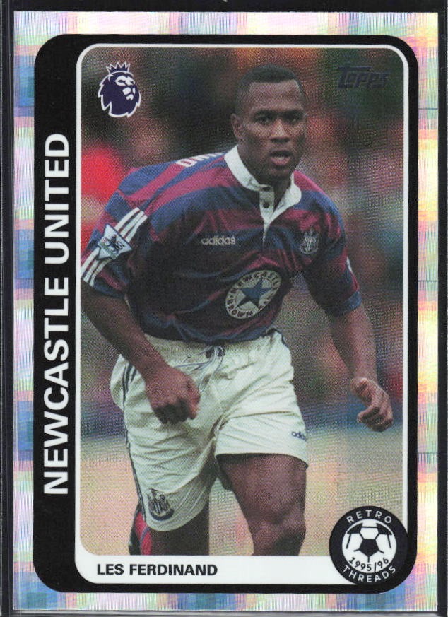 2026-27 Topps Premier League Les Ferdinand Retro Threads #RT23 – framsida