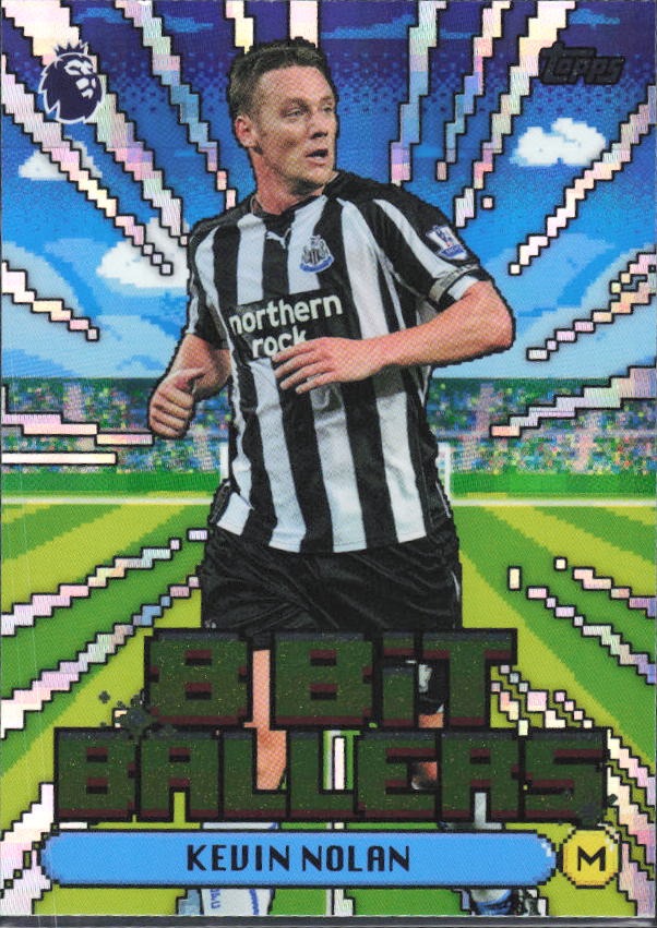 2026-27 Topps Premier League Kevin Nolan 8 Bit Ballers #8B17 – framsida