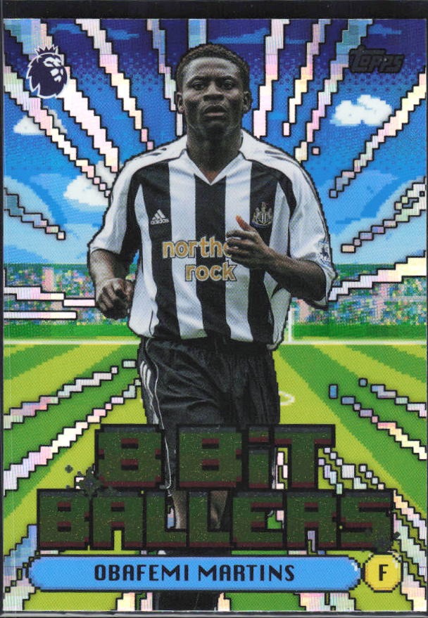 2026-27 Topps Premier League Obafemi Martins 8 Bit Ballers #8B19 – framsida