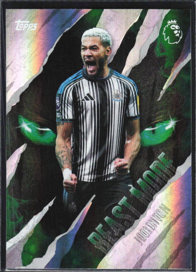 2026-27 Topps Premier League Joelinton Beast Mode #BM21 – framsida