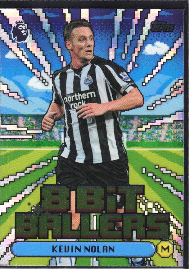 2026-27 Topps Premier League Kevin Nolan 8 Bit Ballers #8B17 – framsida
