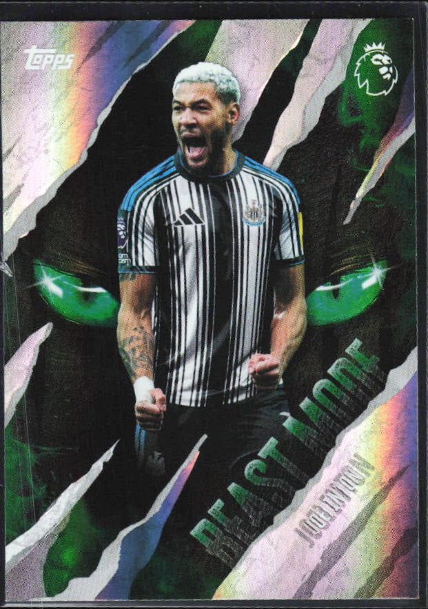 2026-27 Topps Premier League Joelinton Beast Mode #BM21 – framsida
