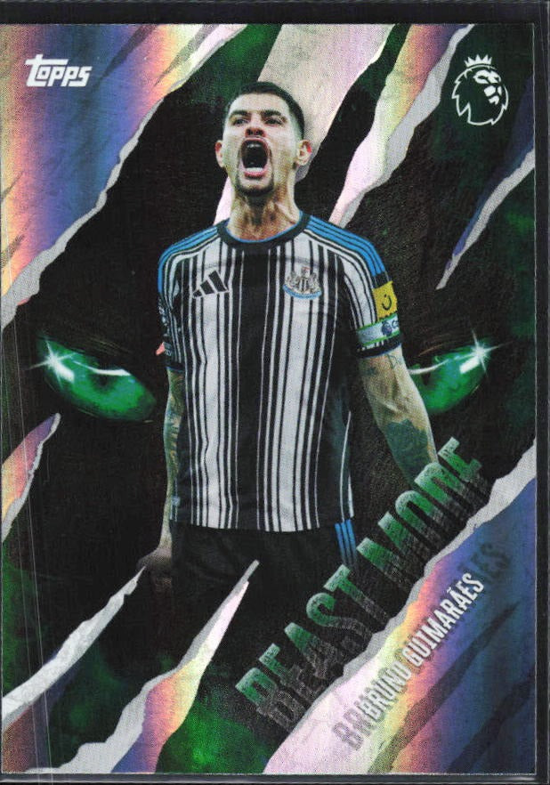 2026-27 Topps Premier League Bruno Guimarães Beast Mode #BM20 – framsida
