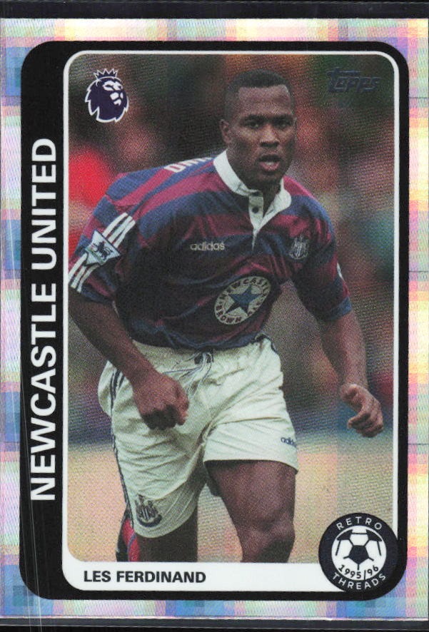 2026-27 Topps Premier League Les Ferdinand Retro Threads #RT23 – framsida