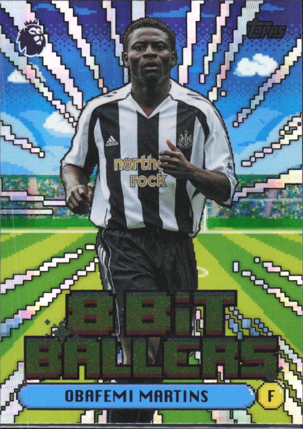 2026-27 Topps Premier League Obafemi Martins 8 Bit Ballers #8B19 – framsida