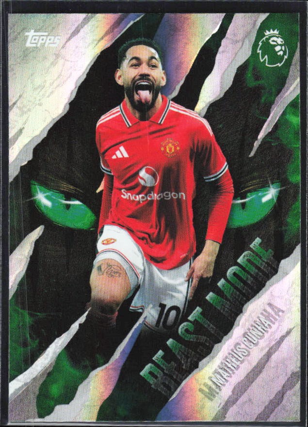 2026-27 Topps Premier League Matheus Cunha Beast Mode #BM18 – framsida