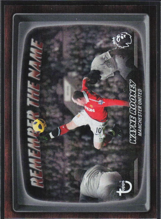 2026-27 Topps Premier League Wayne Rooney Remember the Name #RTN5 – framsida