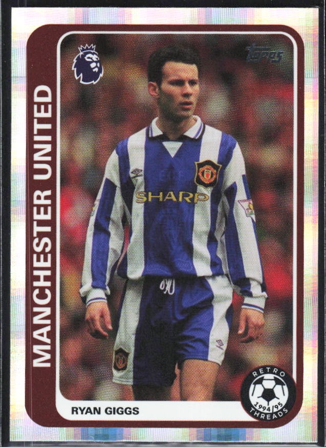 2026-27 Topps Premier League Ryan Giggs Retro Threads #RT21 – framsida