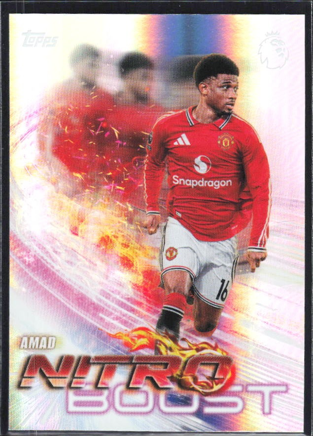 2026-27 Topps Premier League Amad Nitro Boost #NB17 – framsida