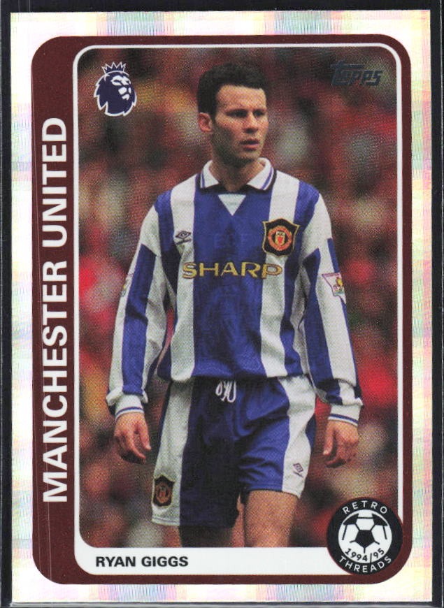 2026-27 Topps Premier League Ryan Giggs Retro Threads #RT21 – framsida