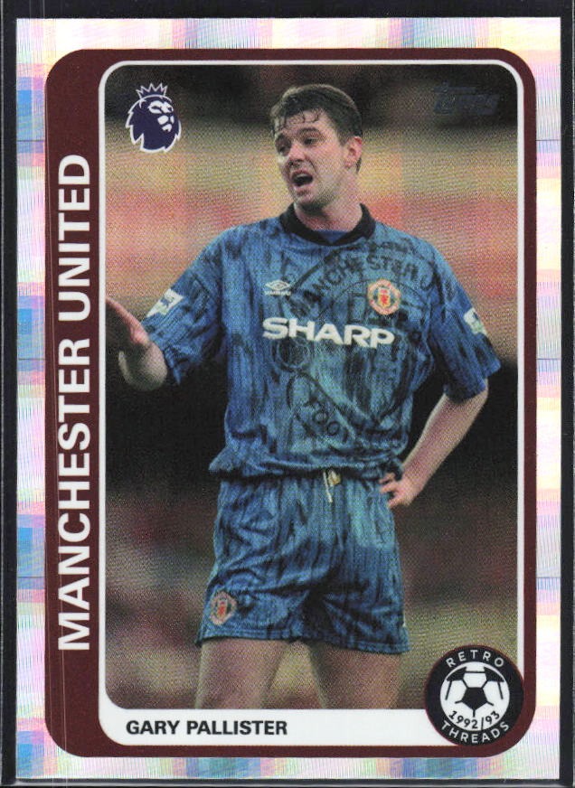 2026-27 Topps Premier League Gary Pallister Retro Threads #RT20 – framsida