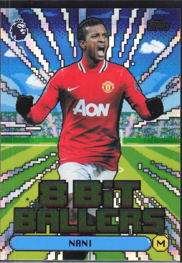 2026-27 Topps Premier League Nani 8 Bit Ballers #8B16 – framsida