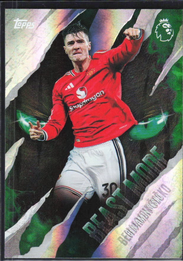 2026-27 Topps Premier League Benjamin Šeško Beast Mode #BM19 – framsida