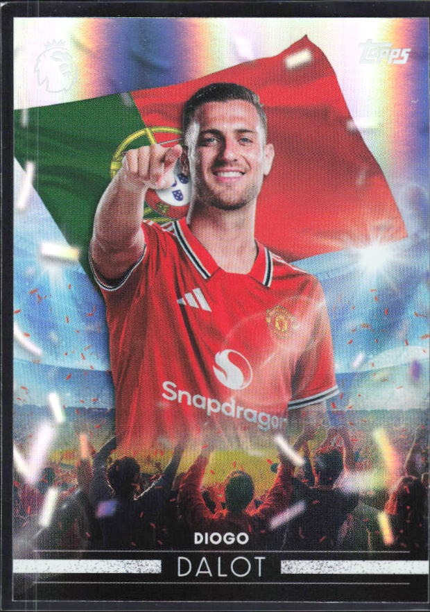 2026-27 Topps Premier League Diogo Dalot Fan Favourites #FF19 – framsida