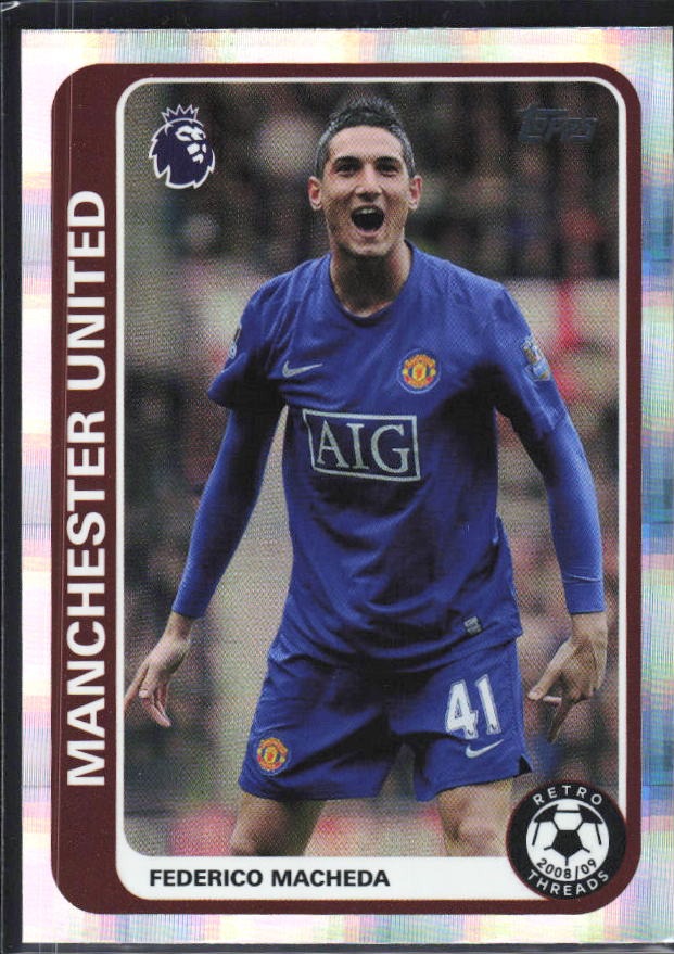 2026-27 Topps Premier League Federico Macheda Retro Threads #RT22 – framsida