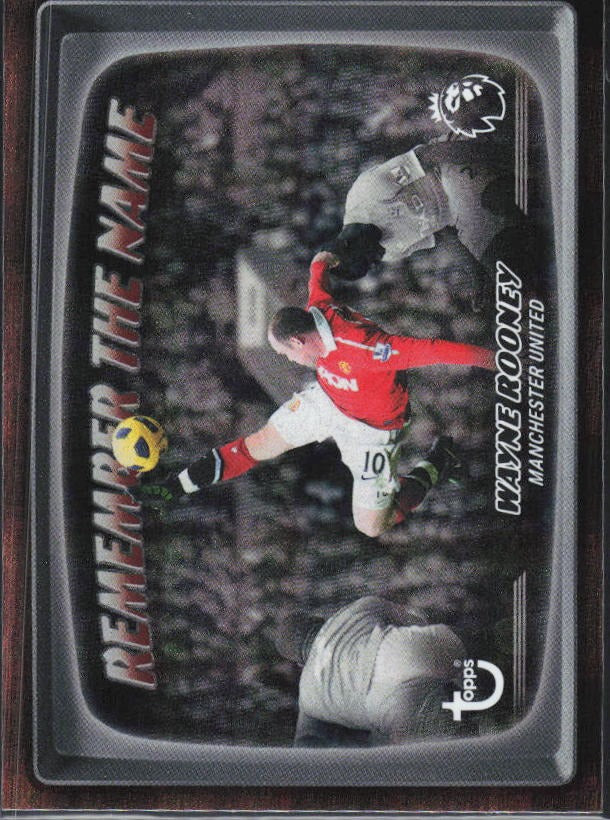 2026-27 Topps Premier League Wayne Rooney Remember the Name #RTN5 – framsida