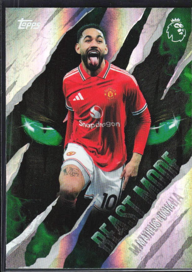 2026-27 Topps Premier League Matheus Cunha Beast Mode #BM18 – framsida