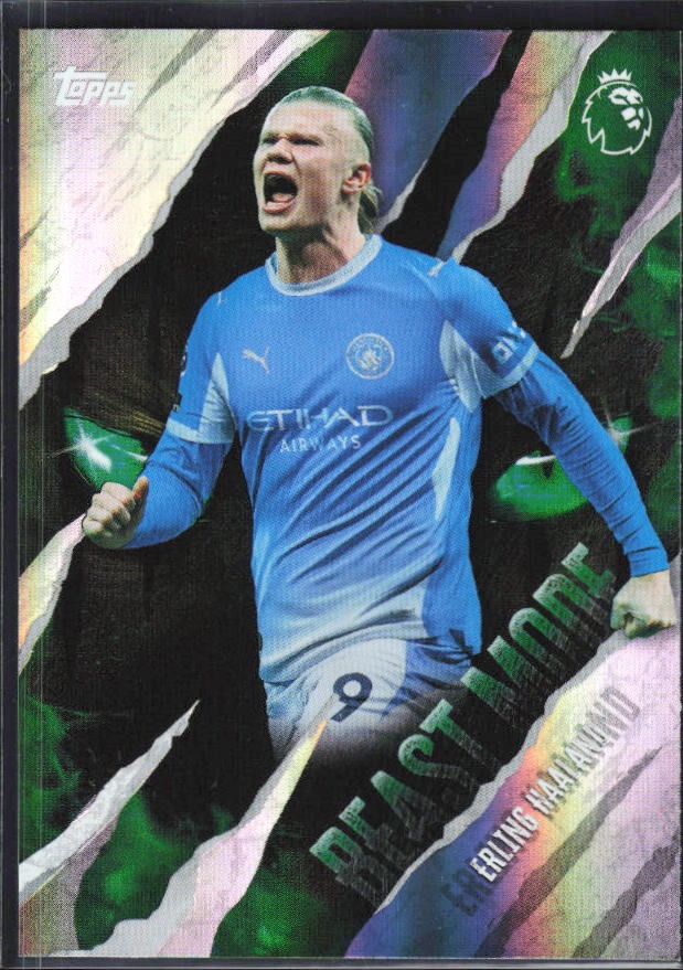 2026-27 Topps Premier League Erling Haaland Beast Mode #BM17 – framsida