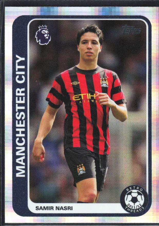 2026-27 Topps Premier League Samir Nasri Retro Threads #RT17 – framsida