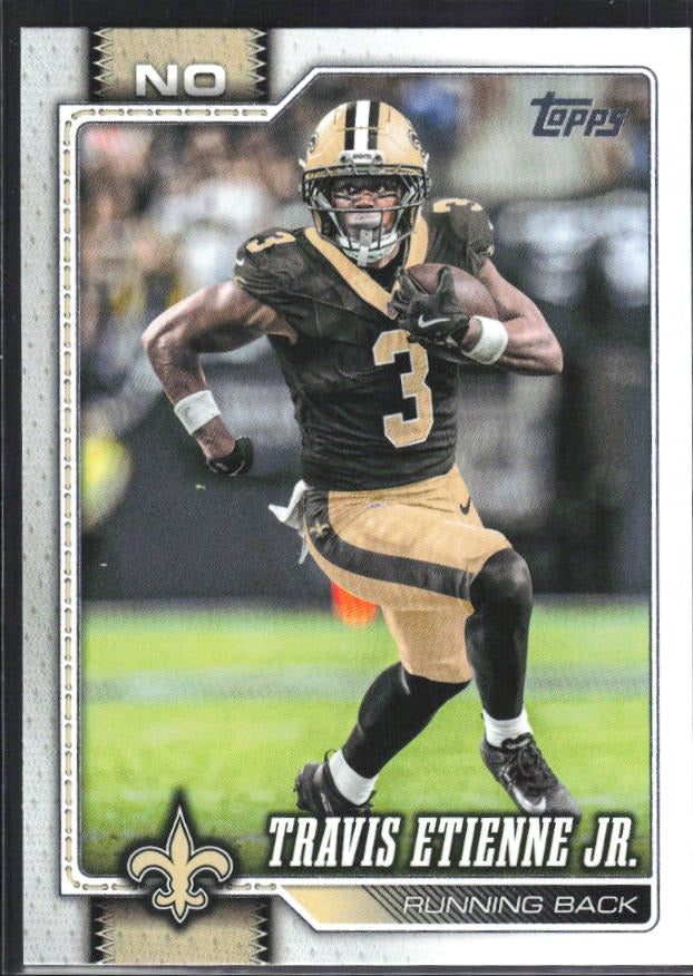2026 Topps Flagship Football Travis Etienne Jr. #93 – framsida