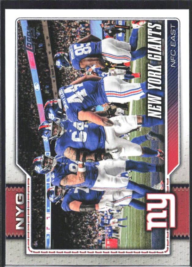 2026 Topps Flagship Football New York Giants #275 – framsida