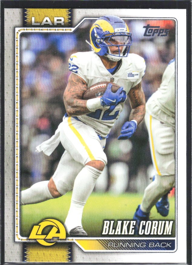 2026 Topps Flagship Football Blake Corum #234 – framsida