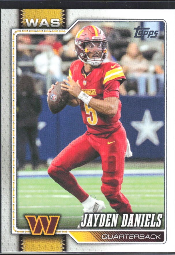 2026 Topps Flagship Football Jayden Daniels #196 – framsida
