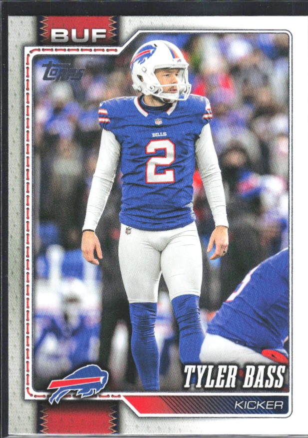 2026 Topps Flagship Football Tyler Bass #209 – framsida