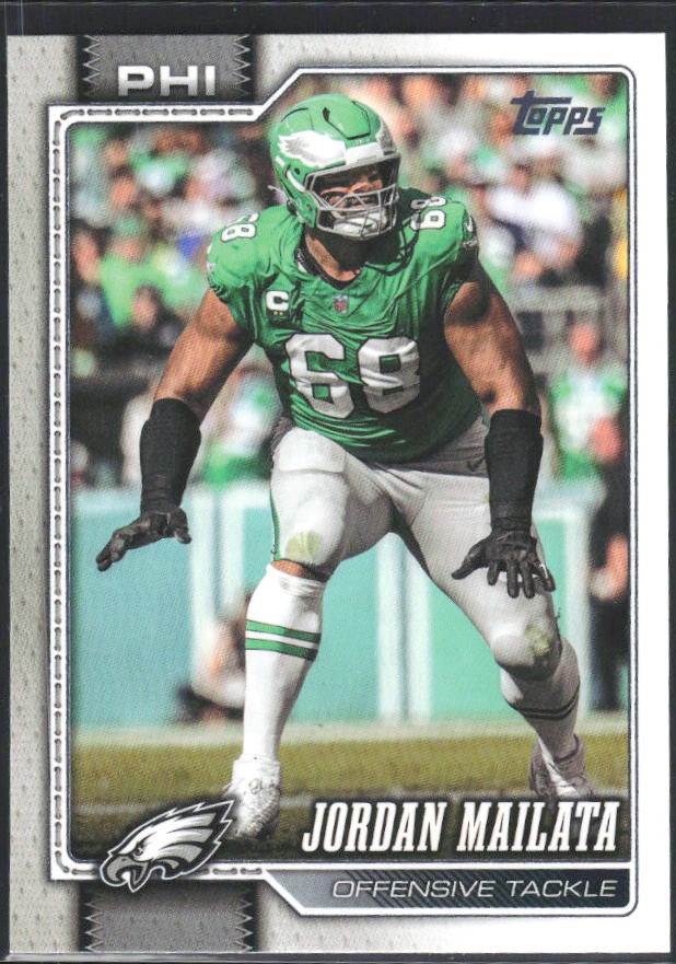 2026 Topps Flagship Football Jordan Mailata #166 – framsida