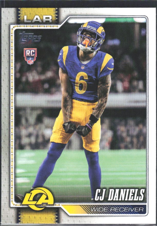 2026 Topps Flagship Football CJ Daniels RC #391 – framsida