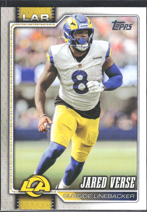 2026 Topps Flagship Football Jared Verse #231 – framsida