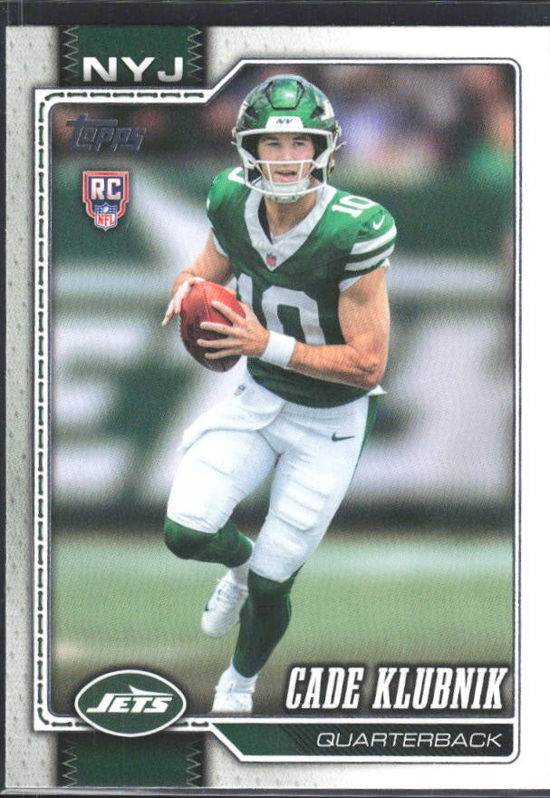 2026 Topps Flagship Football Cade Klubnik RC #306 – framsida